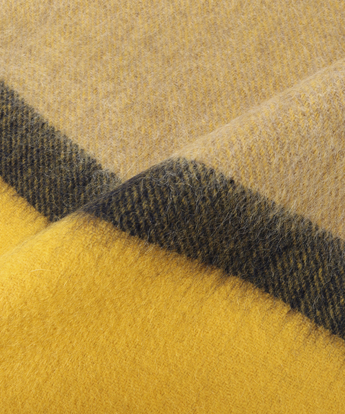TWEED MILL（ツイードミル）の「TWEEDMILL / ツイードミル Lamds Wool Check Stole（マフラー・メンズ・サックスブルー/イエロー/ネイビー/ブラウン/ホワイト/ブルー/チャコールグレー/グレー・FREE）」の21枚目の写真