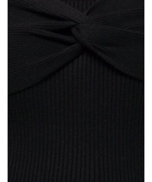 RESEXXY（リゼクシー）の「ツイストリボンニットトップス（ニット/セーター・レディース・ブラック/ピンク/ホワイト・FREE）」の22枚目の写真