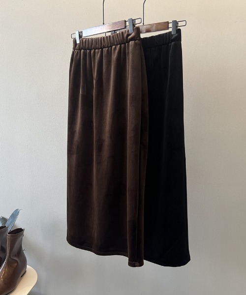 バックスリット起毛ナロースカート（スカート）｜Alum'（アルム）