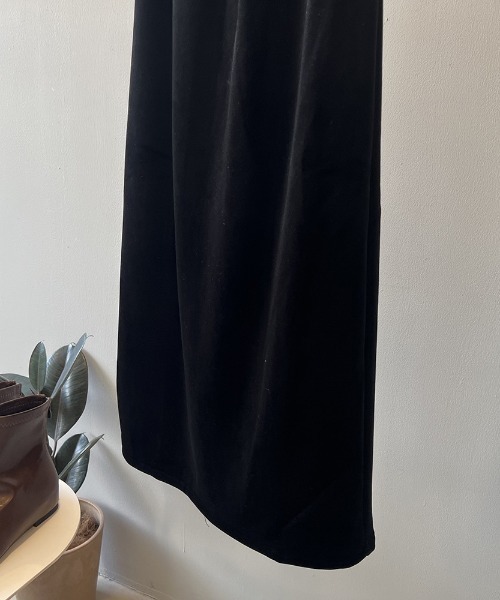 バックスリット起毛ナロースカート（スカート）｜Alum'（アルム）