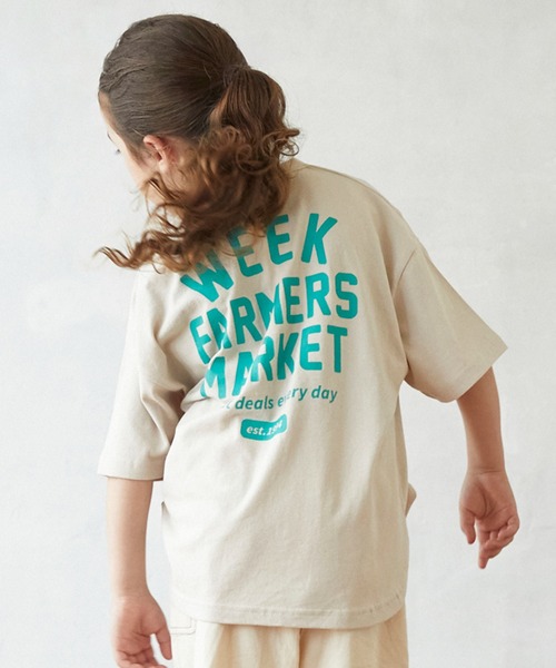 FOV(フォブ)の「FOV/フォブ WEEK 6分袖Tシャツ(Tシャツ/カットソー・キッズ・ブラック/ホワイト系その他2/ホワイト・M/L/XL/S)」の2枚目の写真