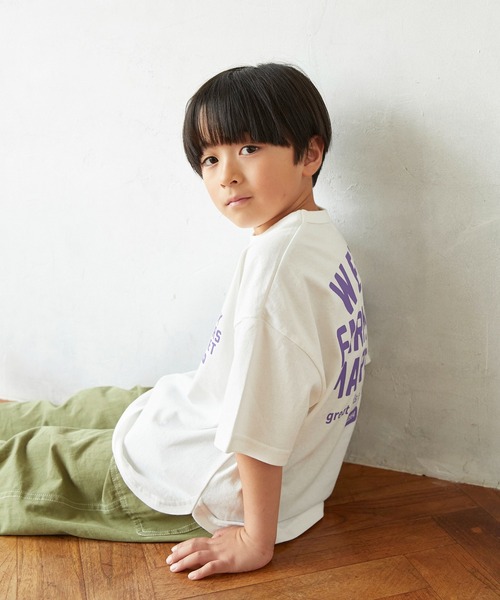 FOV(フォブ)の「FOV/フォブ WEEK 6分袖Tシャツ(Tシャツ/カットソー・キッズ・ブラック/ホワイト系その他2/ホワイト・M/L/XL/S)」の22枚目の写真