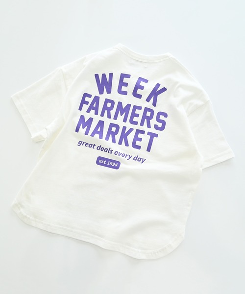 FOV(フォブ)の「FOV/フォブ WEEK 6分袖Tシャツ(Tシャツ/カットソー・キッズ・ブラック/ホワイト系その他2/ホワイト・M/L/XL/S)」の4枚目の写真