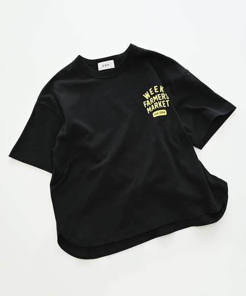 FOV(フォブ)の「FOV/フォブ WEEK 6分袖Tシャツ(Tシャツ/カットソー・キッズ・ブラック/ホワイト系その他2/ホワイト・M/L/XL/S)」の7枚目の写真