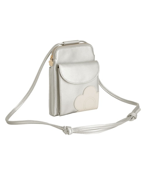 MARY QUANT（マリークワント）の「シュリンクデイジーペタル モバイルショルダー（ショルダーバッグ・レディース・ブラック/シルバー・FREE）」の8枚目の写真