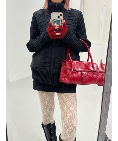 LAGUA GEM（ラグアジェム）の「ENAMEL BELT MIDDLE ブーツ（ブーツ・レディース・ブラウン/ブラック・SMALL/LARGE/MEDIUM）」の21枚目の写真