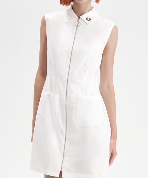 FRED PERRY 半袖シャツ UK 10 ホワイト FRED PERRY 大きいサイズ メンズ フレッドペリー 半袖シャツ