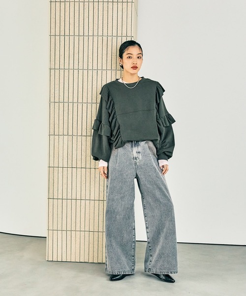 ご確認用です☆ LEPSIM（レプシィム）の「タックデニムパンツ 242487（デニム