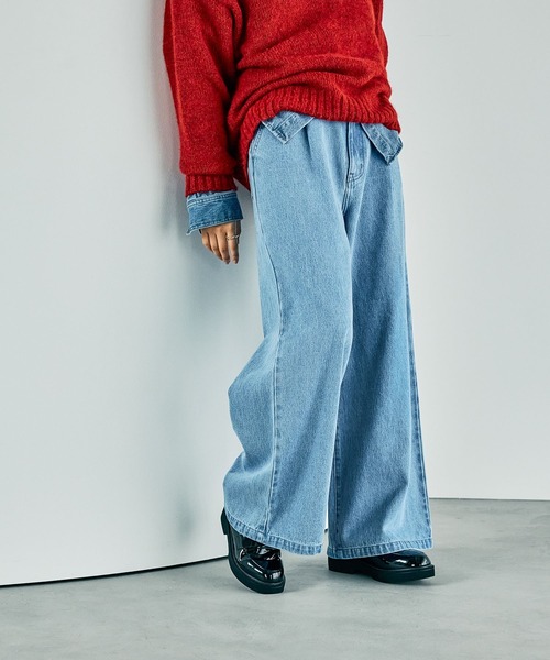 専用ページとなります。 セール】タックデニムパンツ 242487（デニムパンツ）｜LEPSIM