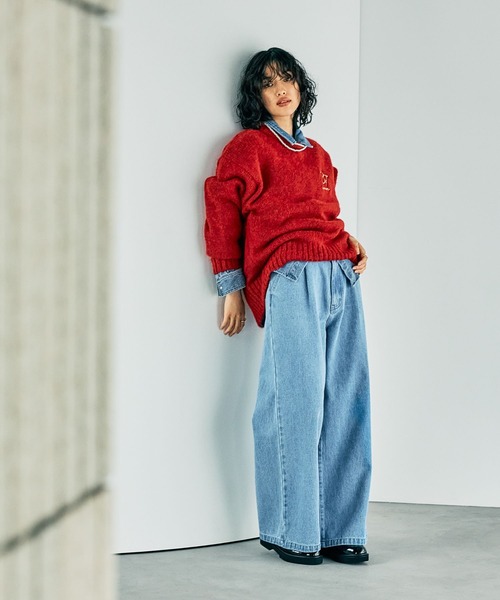 ご確認用です☆ LEPSIM（レプシィム）の「タックデニムパンツ 242487（デニム