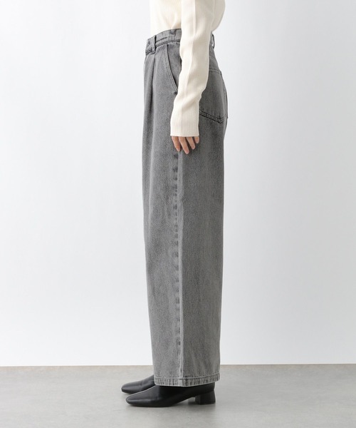 LEPSIM（レプシィム）の「タックデニムパンツ 242487（デニム