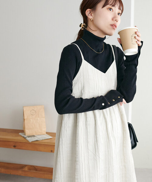 ディスコート新品異素材レース使いキャミワンピース Discoat｜異素材レース使いミニワンピース | Rakuten Fashion