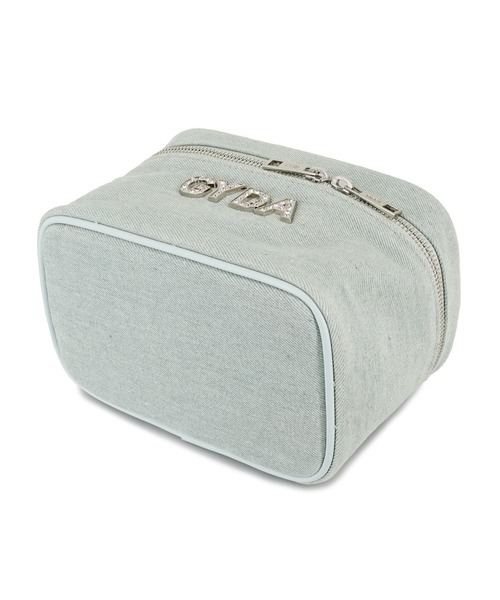 GYDA（ジェイダ）の「GYDA(ジェイダ) バニティポーチ GY-P293 ラインストーンロゴ（ポーチ・レディース・ライトブルー/アイボリー/ブラック/ブルー・FREE）」の16枚目の写真