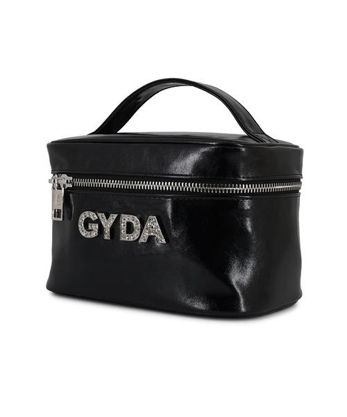GYDA（ジェイダ）の「GYDA(ジェイダ) バニティポーチ GY-P293 ラインストーンロゴ（ポーチ・レディース・ライトブルー/アイボリー/ブラック/ブルー・FREE）」の10枚目の写真