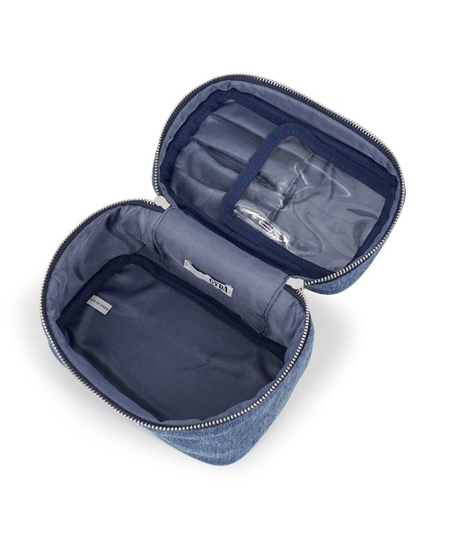 GYDA（ジェイダ）の「GYDA(ジェイダ) バニティポーチ GY-P293 ラインストーンロゴ（ポーチ・レディース・ライトブルー/アイボリー/ブラック/ブルー・FREE）」の21枚目の写真