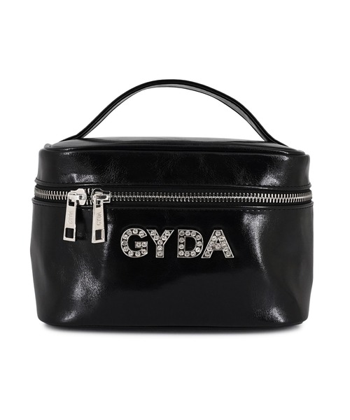 GYDA（ジェイダ）の「GYDA(ジェイダ) バニティポーチ GY-P293 ラインストーンロゴ（ポーチ・レディース・ライトブルー/アイボリー/ブラック/ブルー・FREE）」の9枚目の写真
