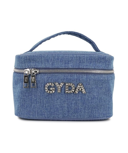 GYDA（ジェイダ）の「GYDA(ジェイダ) バニティポーチ GY-P293 ラインストーンロゴ（ポーチ・レディース・ライトブルー/アイボリー/ブラック/ブルー・FREE）」の18枚目の写真