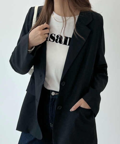 セール】【3サイズ展開】ベーシックテーラードジャケット（テーラード