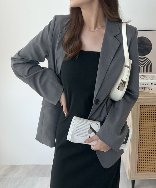 3サイズ展開】ベーシックテーラードジャケット（テーラード