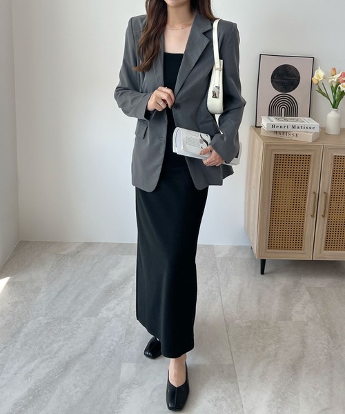 3サイズ展開】ベーシックテーラードジャケット（テーラードジャケット