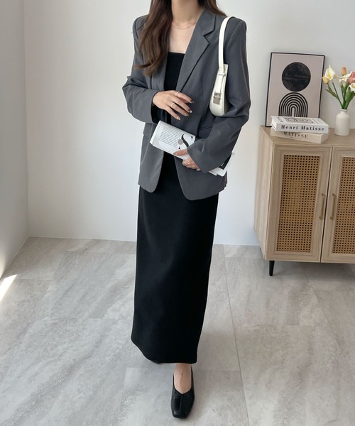 アッシュ・ペーフランスchalayan ブラック テーラードジャケット アッシュ・ペーフランスchalayan ブラック テーラードジャケット