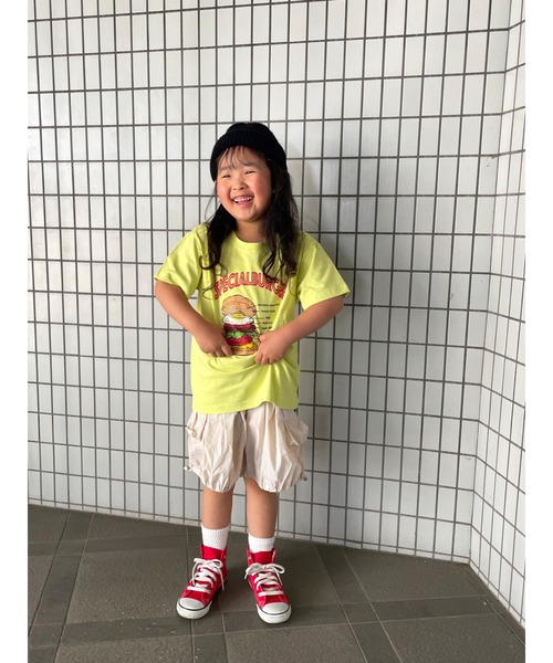 TARKER(ターカー)の「インパン付きナイロンバルーンスカート(スカート・キッズ・オフホワイト/ピンク・90/100/110/120/130/140/150)」の5枚目の写真