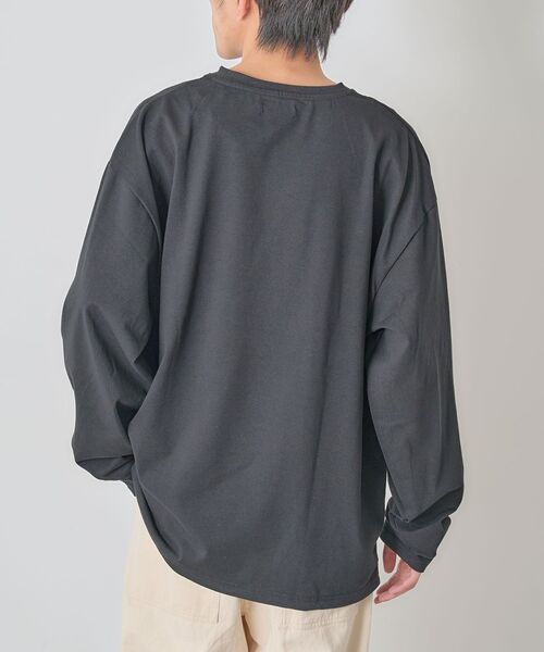 CRAFT STANDARD BOUTIQUE（クラフトスタンダードブティック）の「アニマルプリントL/S TEE-B（Tシャツ/カットソー・レディース・ホワイト/ブラック/ダークグリーン・M/L）」の9枚目の写真