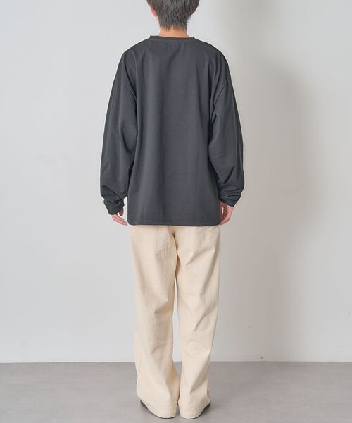 CRAFT STANDARD BOUTIQUE（クラフトスタンダードブティック）の「アニマルプリントL/S TEE-B（Tシャツ/カットソー・レディース・ホワイト/ブラック/ダークグリーン・M/L）」の12枚目の写真