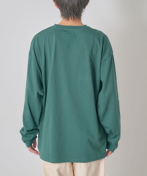 CRAFT STANDARD BOUTIQUE（クラフトスタンダードブティック）の「アニマルプリントL/S TEE-B（Tシャツ/カットソー・レディース・ホワイト/ブラック/ダークグリーン・M/L）」の15枚目の写真