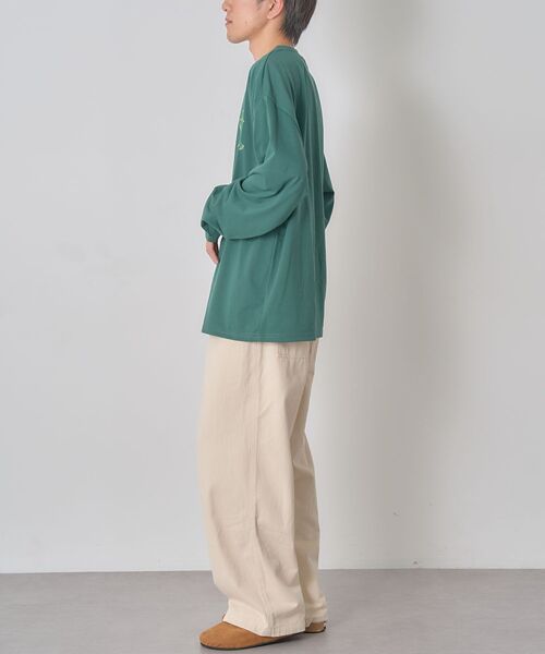 CRAFT STANDARD BOUTIQUE（クラフトスタンダードブティック）の「アニマルプリントL/S TEE-B（Tシャツ/カットソー・レディース・ホワイト/ブラック/ダークグリーン・M/L）」の17枚目の写真