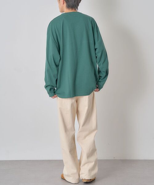 CRAFT STANDARD BOUTIQUE（クラフトスタンダードブティック）の「アニマルプリントL/S TEE-B（Tシャツ/カットソー・レディース・ホワイト/ブラック/ダークグリーン・M/L）」の18枚目の写真