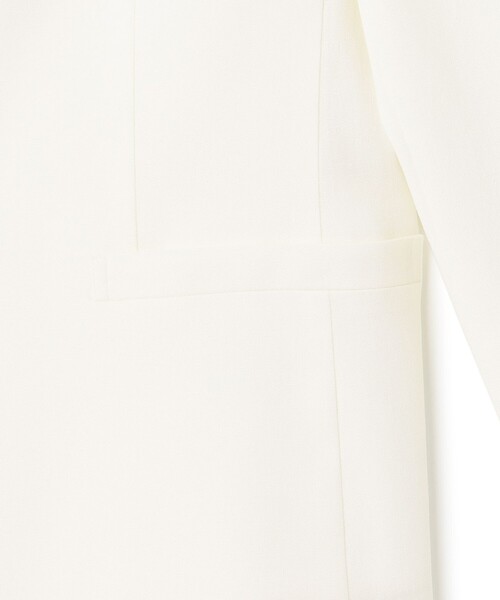 23区(ニジュウサンク)の「【セットアップ対応/防シワ性/洗える】アイアスマットストレッチ ノーカラー ジャケット(ノーカラージャケット・レディース・ネイビー系/ベージュ系・44/46/48/50)」の15枚目の写真