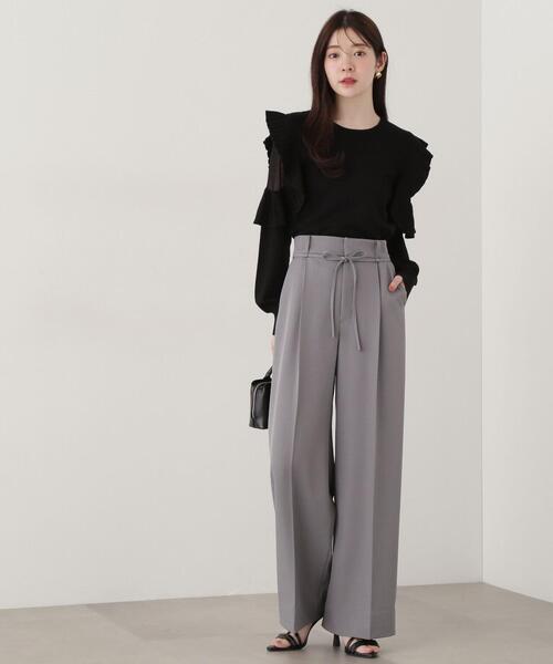 PROPORTION BODY DRESSING(プロポーションボディドレッシング)の「セットアップタックパンツ / 1215130300(その他パンツ・レディース・ベージュ/グレー・SMALL/MEDIUM)」の16枚目の写真