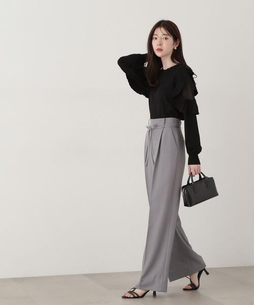 PROPORTION BODY DRESSING(プロポーションボディドレッシング)の「セットアップタックパンツ / 1215130300(その他パンツ・レディース・ベージュ/グレー・SMALL/MEDIUM)」の17枚目の写真