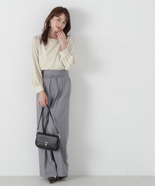 PROPORTION BODY DRESSING(プロポーションボディドレッシング)の「セットアップタックパンツ / 1215130300(その他パンツ・レディース・ベージュ/グレー・SMALL/MEDIUM)」の19枚目の写真