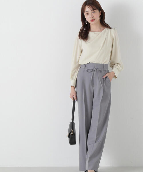 PROPORTION BODY DRESSING(プロポーションボディドレッシング)の「セットアップタックパンツ / 1215130300(その他パンツ・レディース・ベージュ/グレー・SMALL/MEDIUM)」の20枚目の写真