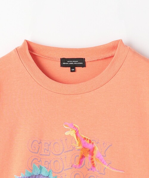 green label relaxing(グリーンレーベルリラクシング)の「恐竜 プルオーバー ロングスリーブ / キッズ 100cm-130cm(Tシャツ/カットソー・キッズ・オレンジ/ライム/ナチュラル・110cm/130cm/120cm/100cm)」の6枚目の写真