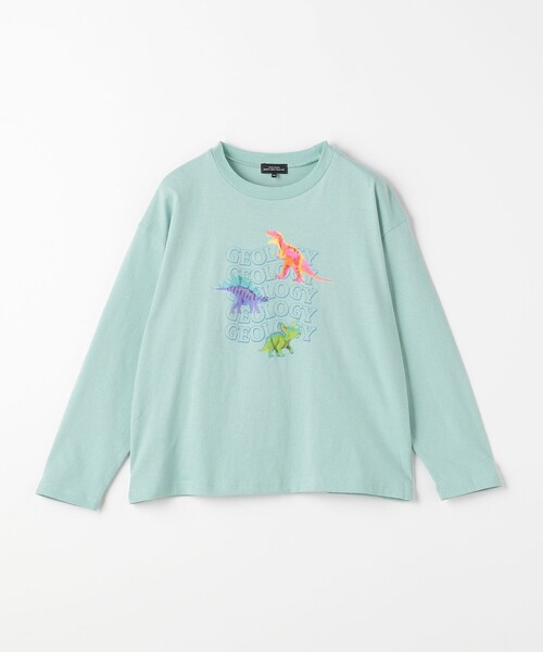 green label relaxing(グリーンレーベルリラクシング)の「恐竜 プルオーバー ロングスリーブ / キッズ 100cm-130cm(Tシャツ/カットソー・キッズ・オレンジ/ライム/ナチュラル・110cm/130cm/120cm/100cm)」の13枚目の写真