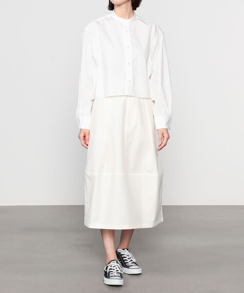 HAVERSACK コットン ベルテッドコクーンスカート HAVERSACK ベルテッドコクーンスカート Belted Cocoon Skirt