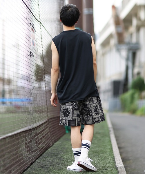 NEWERAイージーショートパンツ BLACK LABEL SS24 ペイズリー NEW ERA/ニューエラ ショーツ/ショートパンツ ペイズリー柄