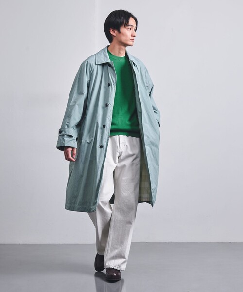 ユナイテッドアローズ　タフタ ウィンドウ マックコート 撥水 UNITED ARROWS｜ウィンドウマック ナイロン タフタ バルカラー
