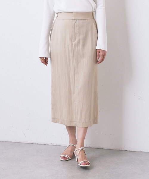 LIVETART（リヴェタート）の「《LIVETART》ツイルロングスカート（スカート・レディース・ベージュ/ブラック・FREE）」の20枚目の写真