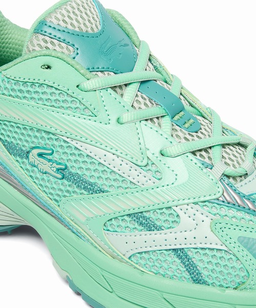 LACOSTE（ラコステ）の「メンズ L003 NEO SHOT 125 1 SMA ビッグメッシュ ハイテクスニーカー（スニーカー・メンズ・グレー/ホワイト×ホワイト/ブラック/グリーン/オレンジ/ライトイエロー/ネイビー・26.5cm/29.0cm/28.0cm/25.0cm/28.5cm/25.5cm/27.0cm/26.0cm/30.0cm）」の5枚目の写真