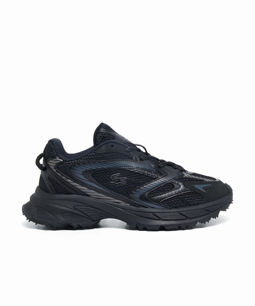 LACOSTE（ラコステ）の「メンズ L003 NEO SHOT 125 1 SMA ビッグメッシュ ハイテクスニーカー（スニーカー・メンズ・グレー/ホワイト×ホワイト/ブラック/グリーン/オレンジ/ライトイエロー/ネイビー・26.5cm/29.0cm/28.0cm/25.0cm/28.5cm/25.5cm/27.0cm/26.0cm/30.0cm）」の9枚目の写真