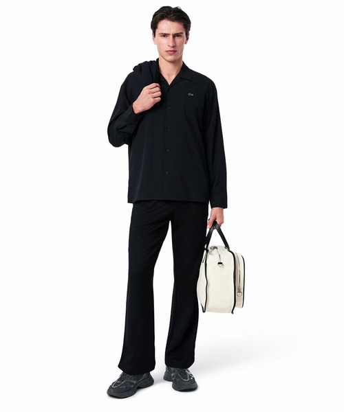 LACOSTE（ラコステ）の「メンズ L003 NEO SHOT 125 1 SMA ビッグメッシュ ハイテクスニーカー（スニーカー・メンズ・グレー/ホワイト×ホワイト/ブラック/グリーン/オレンジ/ライトイエロー/ネイビー・26.5cm/29.0cm/28.0cm/25.0cm/28.5cm/25.5cm/27.0cm/26.0cm/30.0cm）」の15枚目の写真