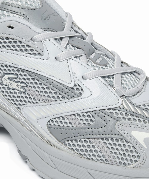 LACOSTE（ラコステ）の「メンズ L003 NEO SHOT 125 1 SMA ビッグメッシュ ハイテクスニーカー（スニーカー・メンズ・グレー/ホワイト×ホワイト/ブラック/グリーン/オレンジ/ライトイエロー/ネイビー・26.5cm/29.0cm/28.0cm/25.0cm/28.5cm/25.5cm/27.0cm/26.0cm/30.0cm）」の20枚目の写真