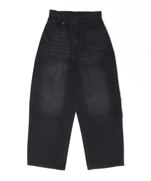 supplier バギーデニム Tribal Leather Patch Baggy Denim Jeans｜SUPPLIER｜デニムパンツ