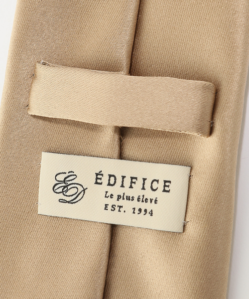 EDIFICE（エディフィス）の「AX*サテンシャンパンタイ（ネクタイ・メンズ・ゴールド・FREE）」の3枚目の写真