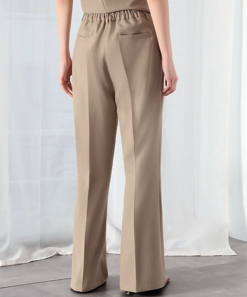 Ampirula（アンピルーラ）の「ハイウエストセンタープレスフレアパンツ（その他パンツ・レディース・ベージュ/グレー/ブラック・FREE）」の9枚目の写真