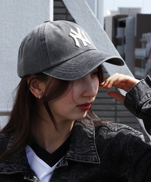【日本未発売】 MLB KOREA ハートストラクチャーボールキャップヤンキース MLB（メジャーリーグベースボール）の「【日本未入荷】MLB KOREA